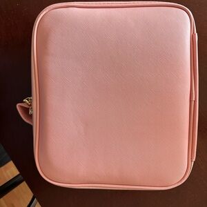 Pink Square Travel Makeup or Jewelry Case